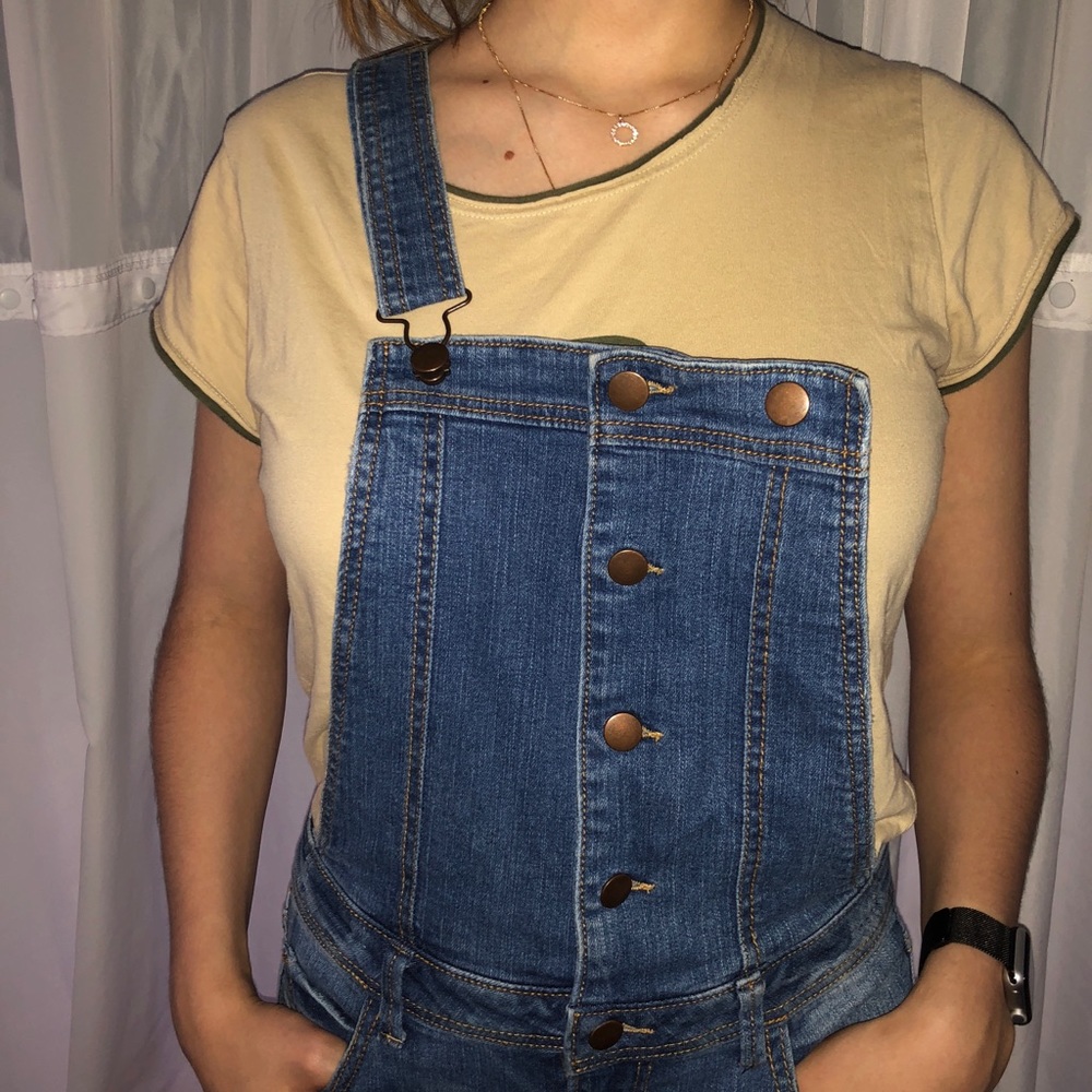 Denim overalls